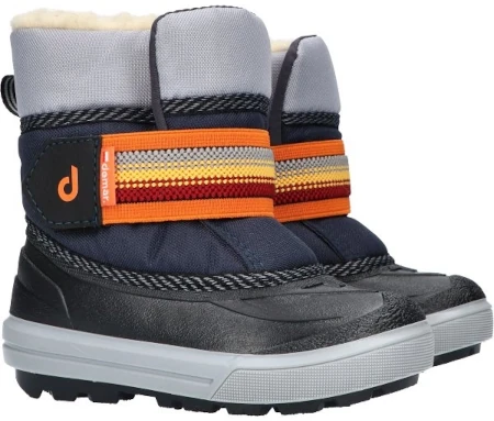 Ocieplane śniegowce dziecięce Crazy w kolorze granatowym